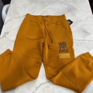 Crooks & Castles Kids Golden Joggers
